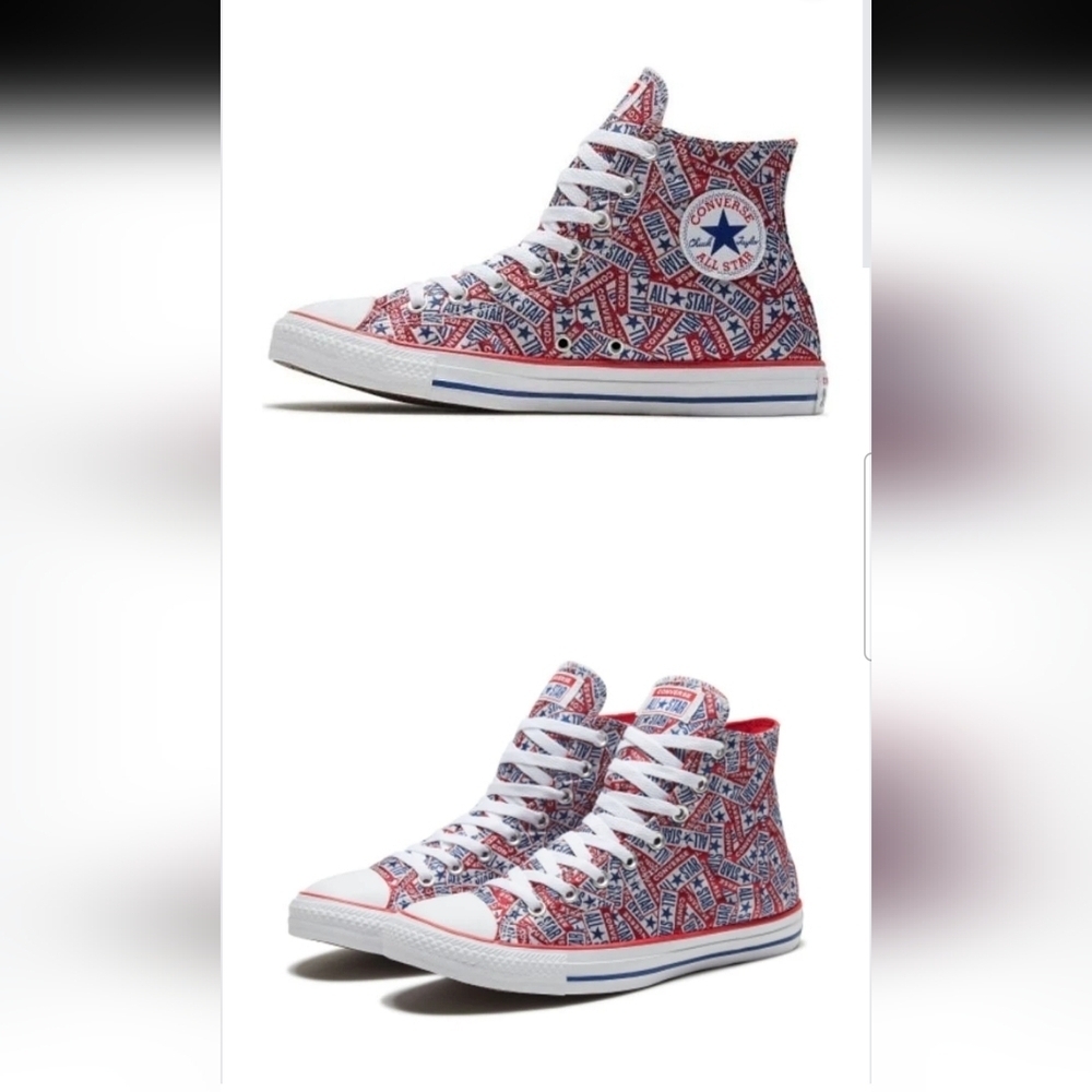 Converse Boys Chuck Taylor All Star License Plate High Top Shoes 5